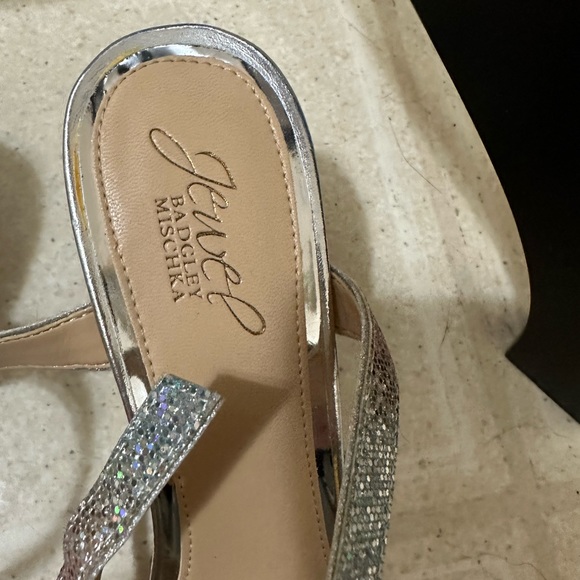Badgley Mischka Jewel Glitter Heels - Picture 2 of 5